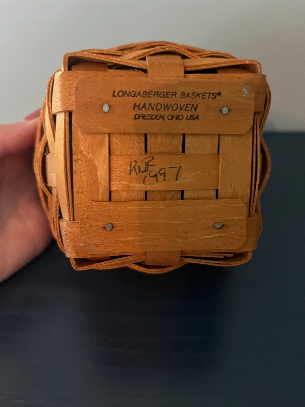 Longaberger woven basket